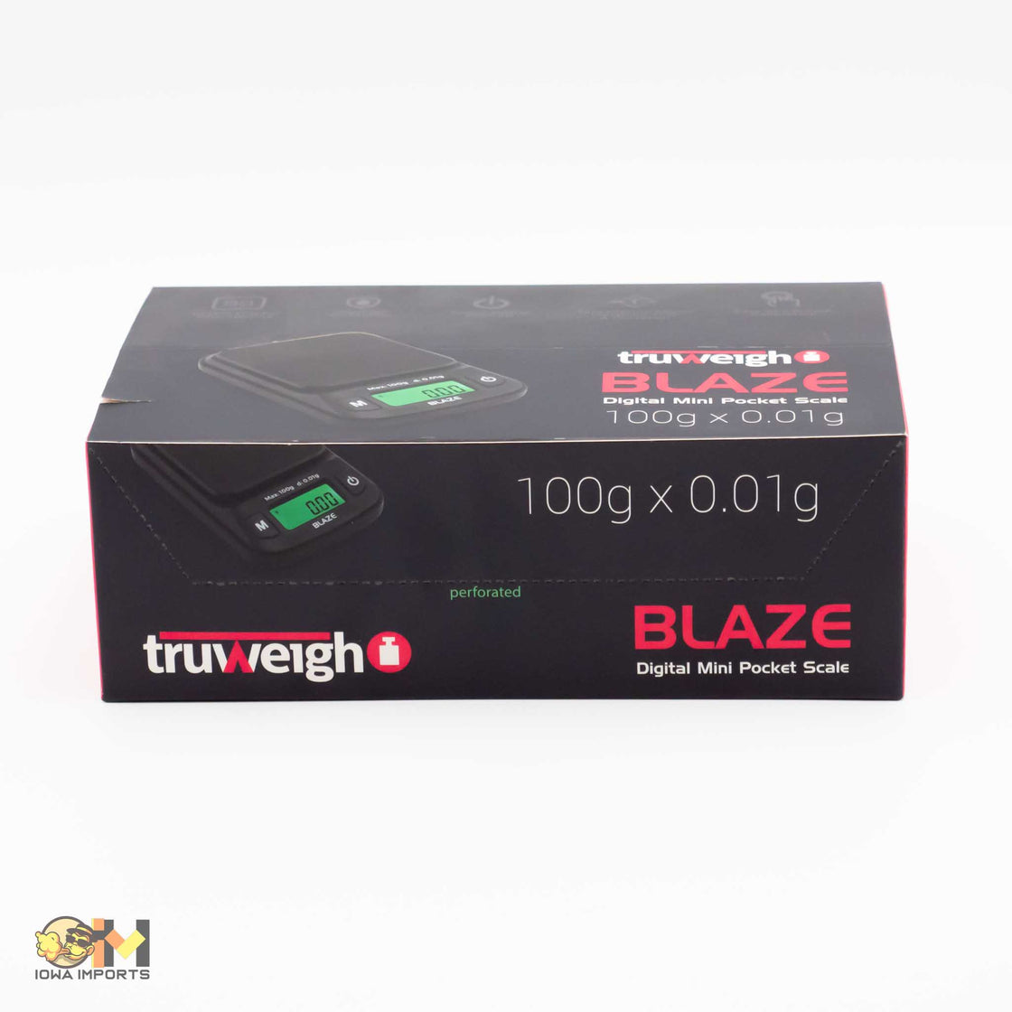 Truweigh Blaze Digital Mini Scale 12ct Display 100gx0.01g