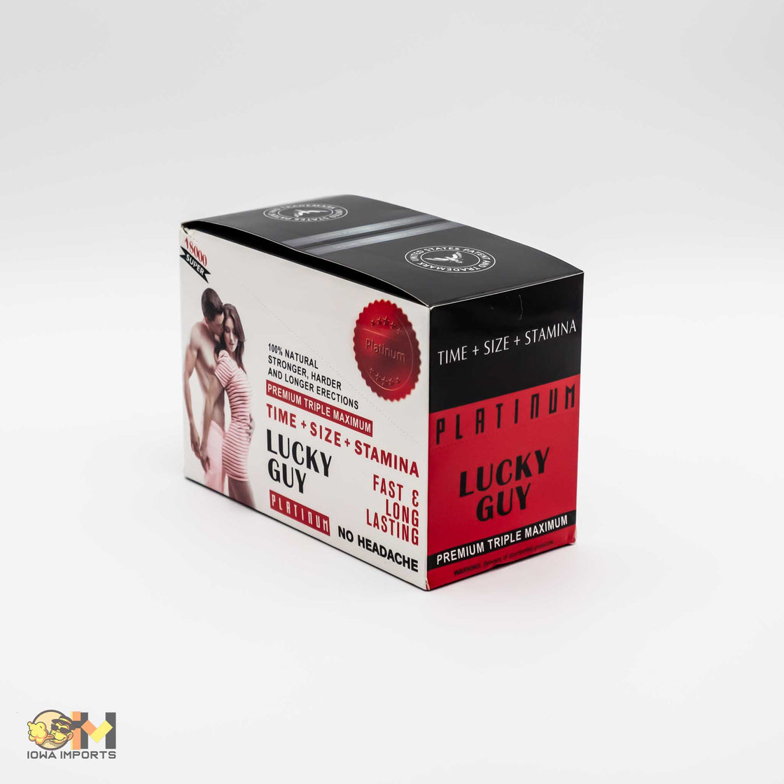 Lucky Guy Platinum Red 24ct