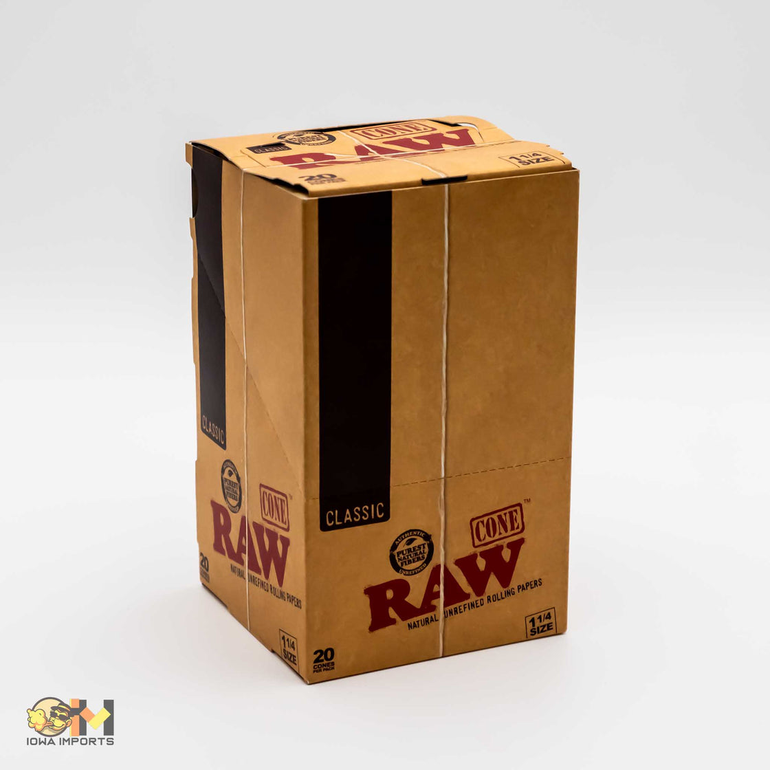 Raw Cone Classic 1 1/4 - 20 Cones/pack