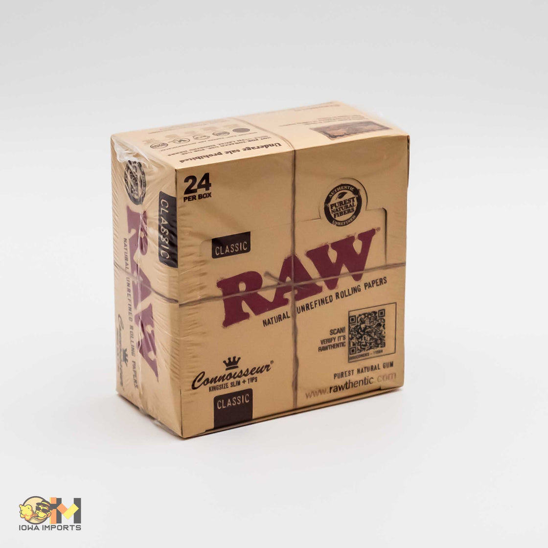Raw Classic Connoisseur King size slim + tips