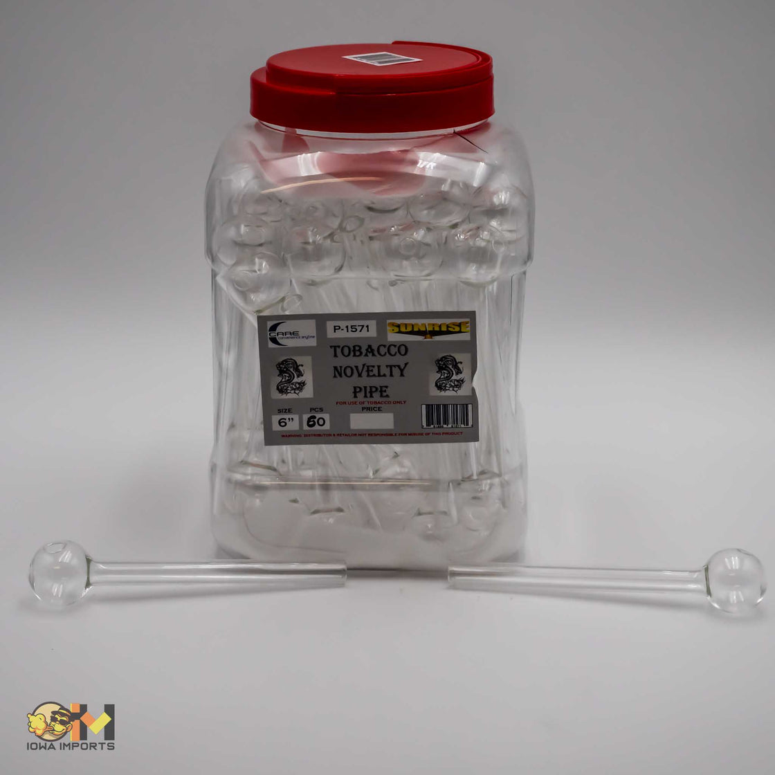 6" oil burners jar 60ct