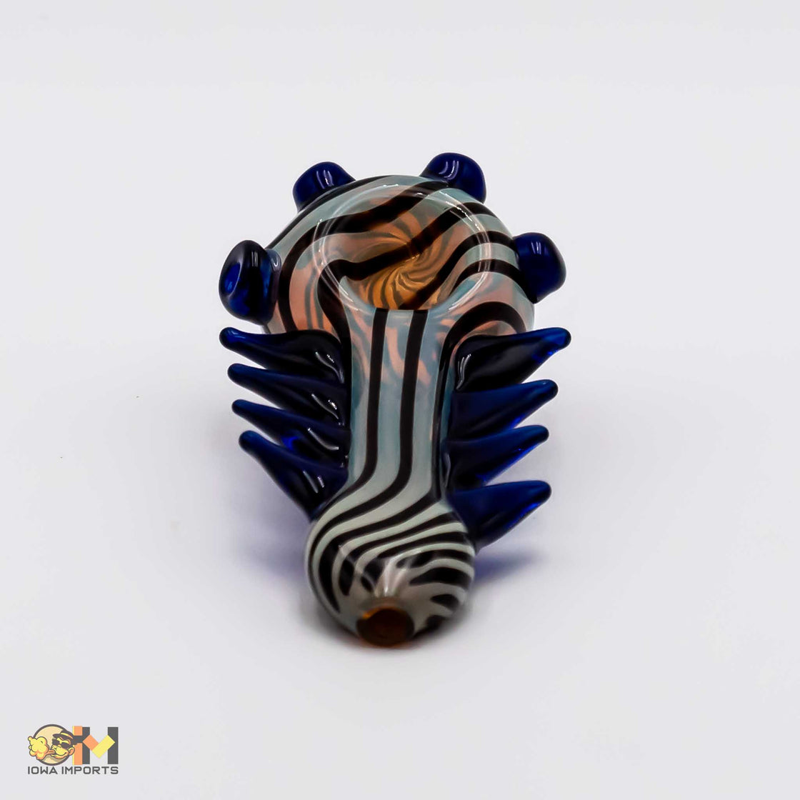 Spike Glass Hand Pipe