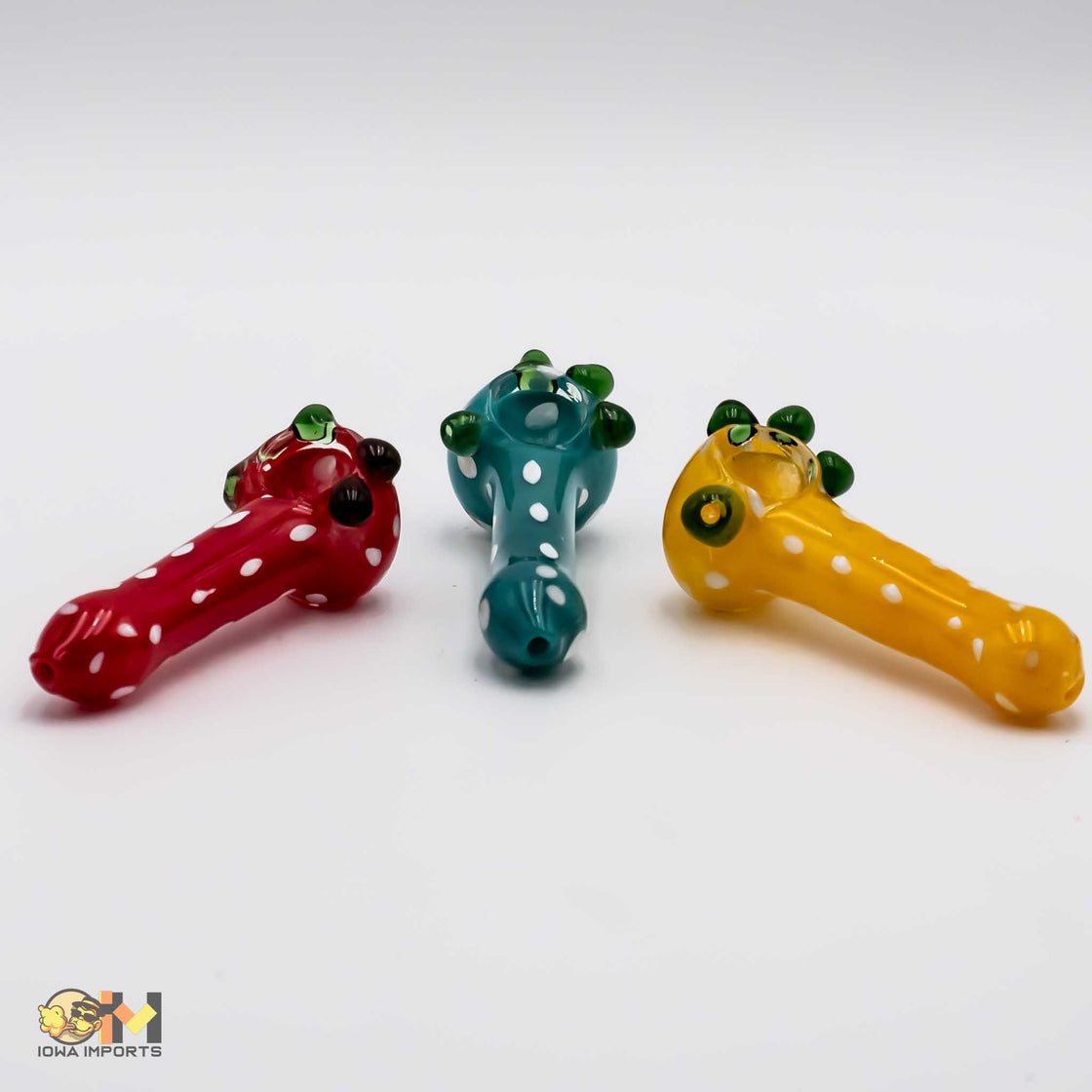 Medium mix color Glass Hand Pipe