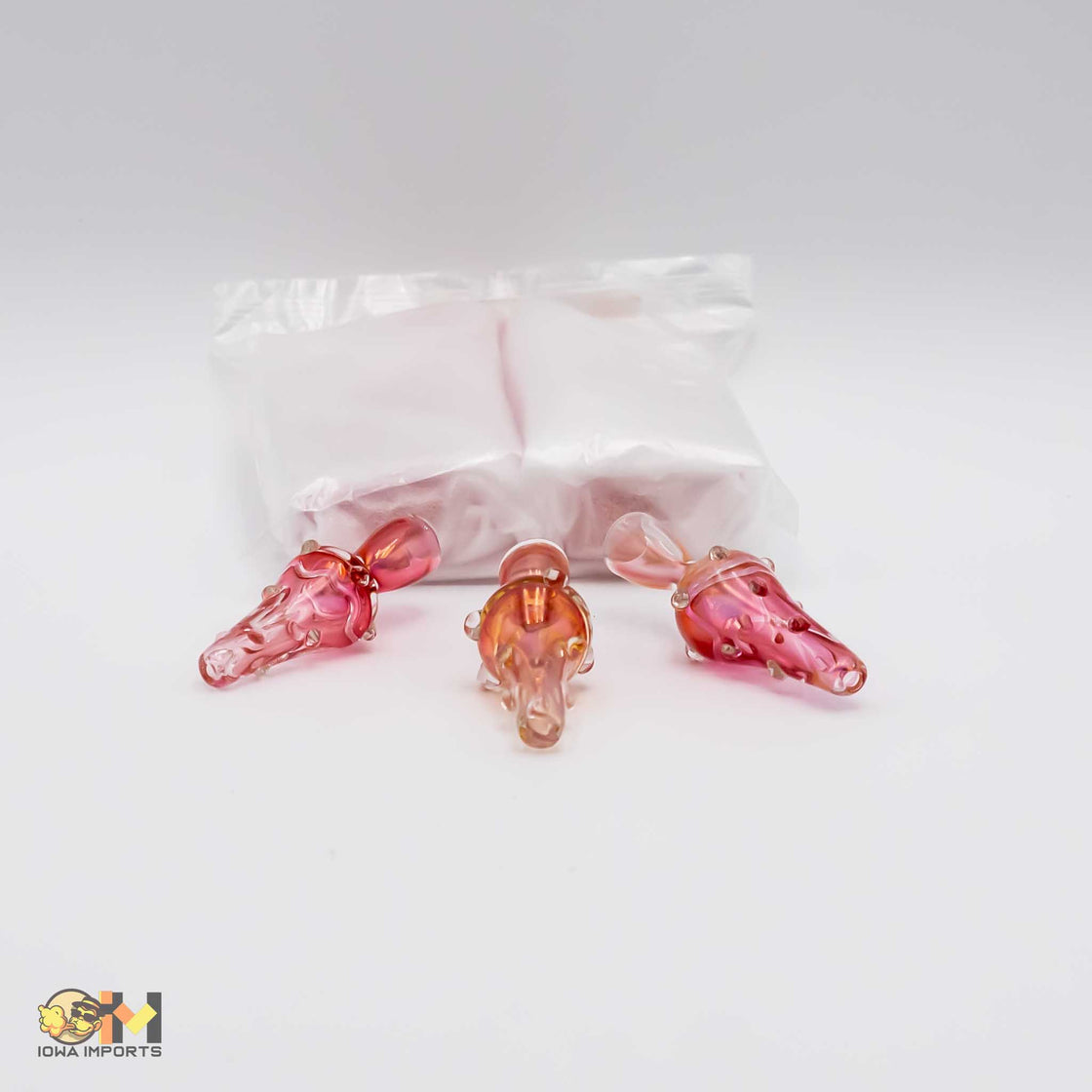Strawberry Glass Handpipe 5ct/pk