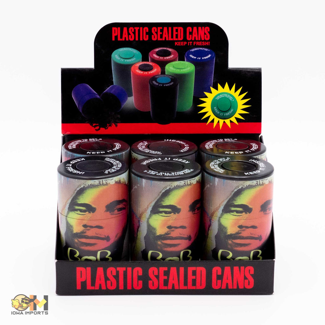 Plastic Sealed Can 6ct