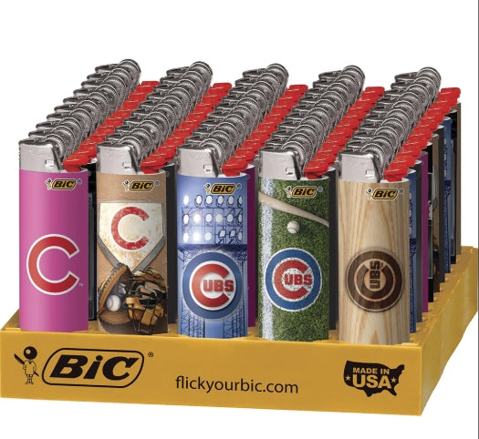 Bic Lighters Chicago Cubs 50ct/Dispaly