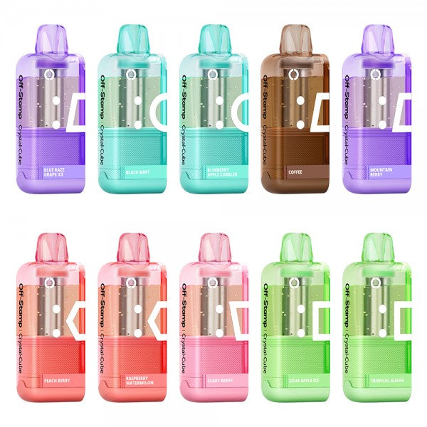 OFFSTAMP CRYSTAL X-CUBE  PODS 35K PUFFS 5ct / Box