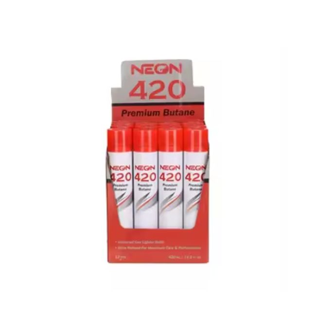 Neon Premium Butane 420 ML 12ct / box