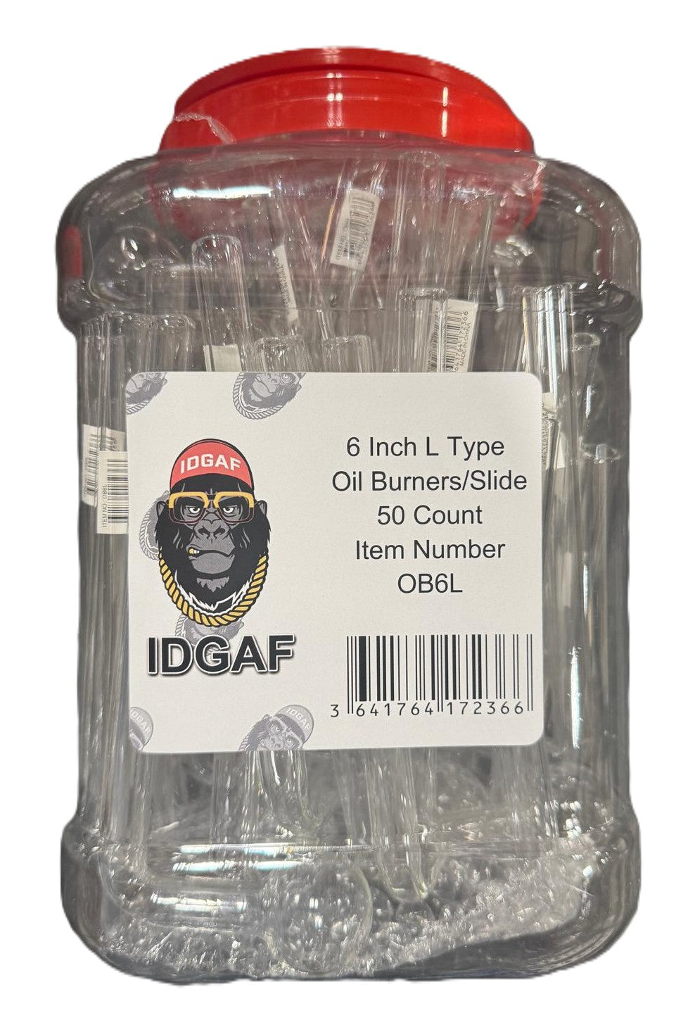 OB6L- 6" L Type OB/Slide 50ct/Jar