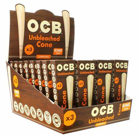 OCB Unbleached Virgin King Size 3PK