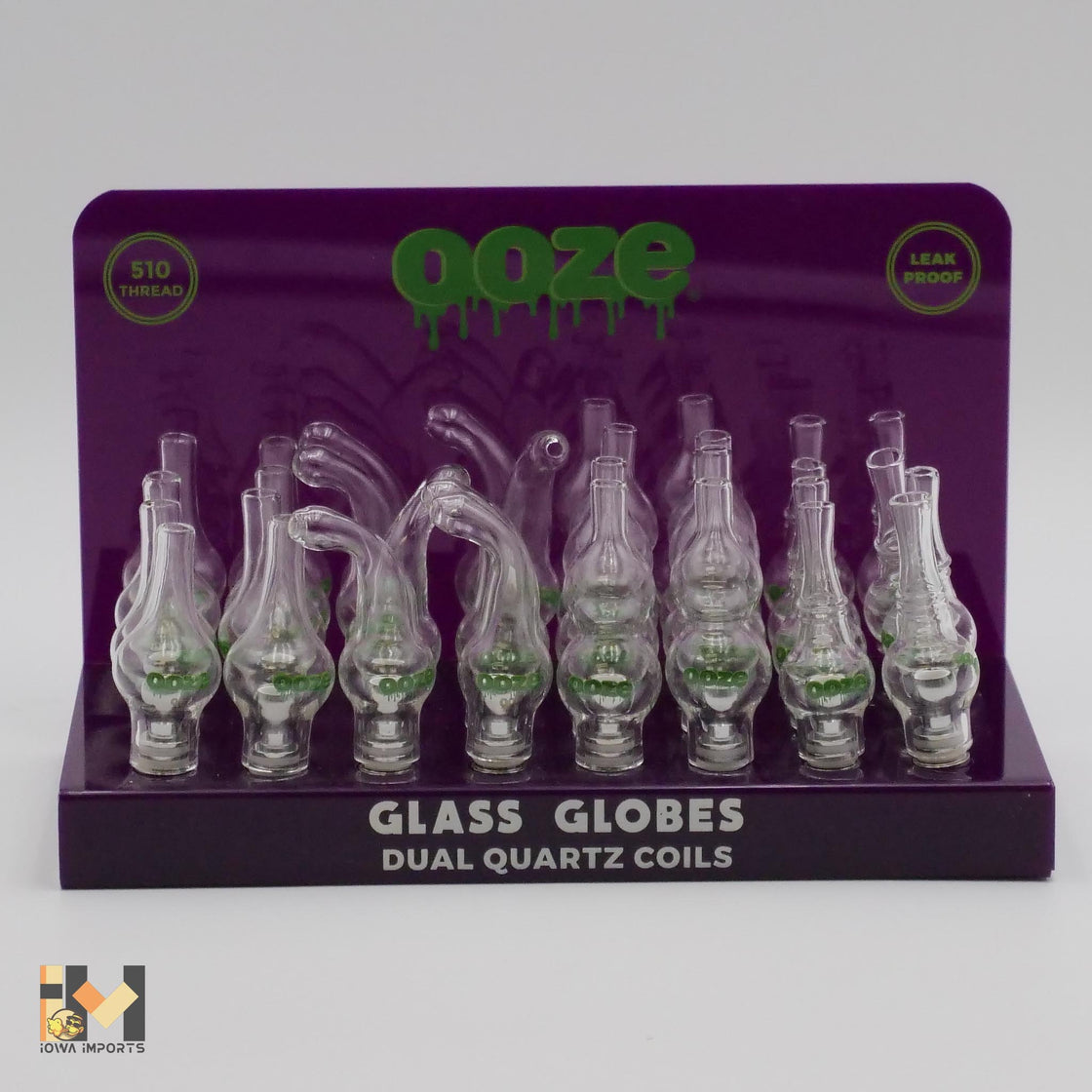 OOZE 510 Thread Leak Proof Dual Quartz Coils 32ct