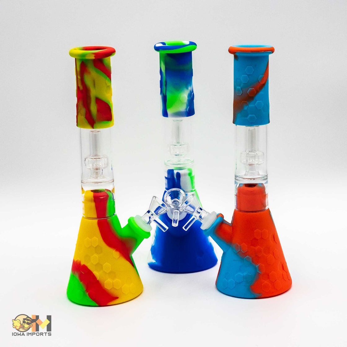 Honeycomb triangle kettle 28*8.9cm Pipe