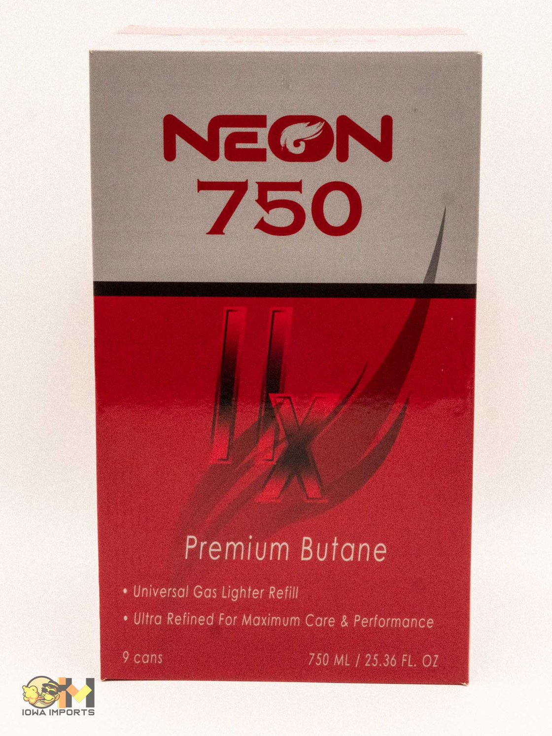 Neon 750 Universal Gas lighter 750ml 9ct