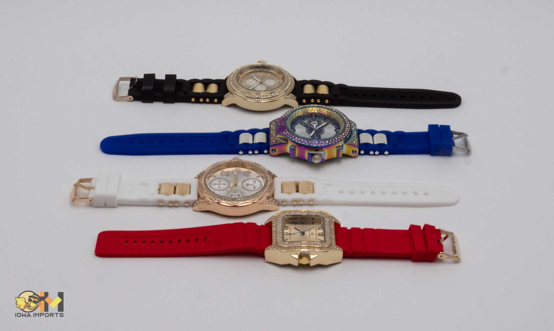 WATCHES ASSORTED DESIGNS 10CT MIX