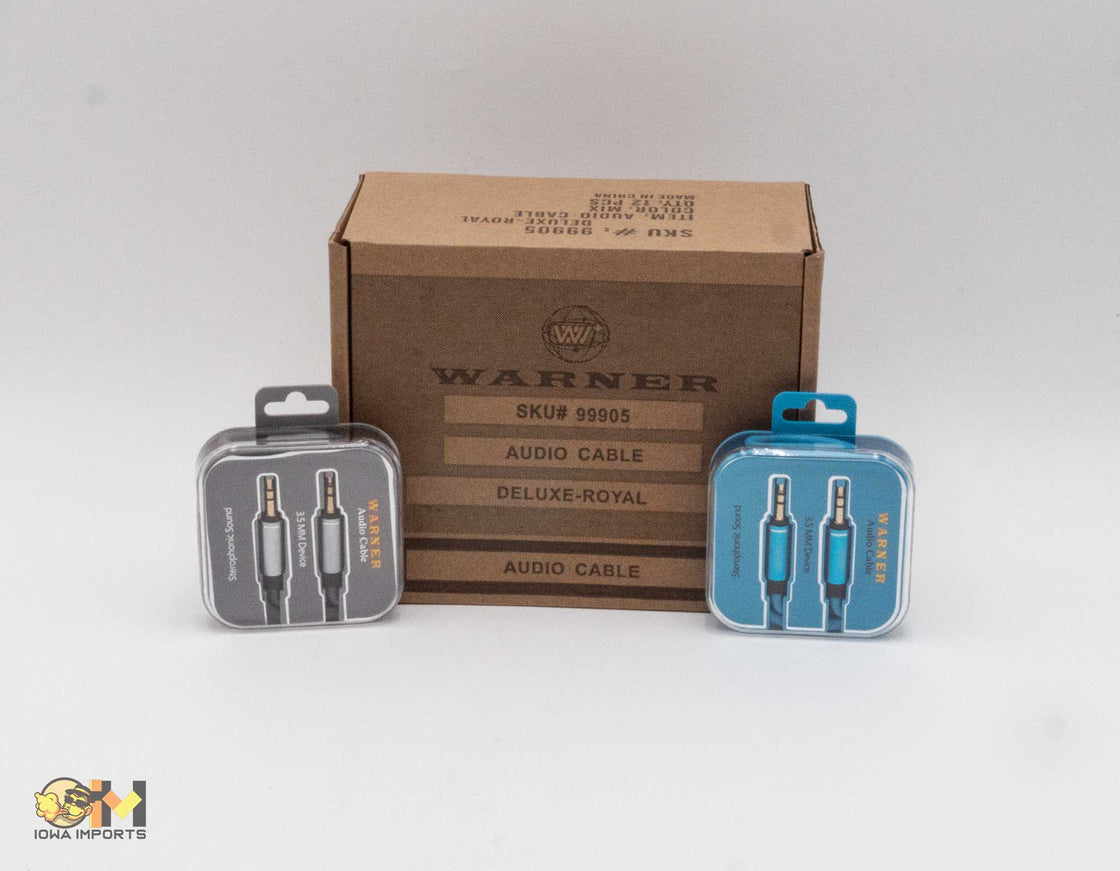 99905 WARNER DELUXE ROYAL AUX CABLE 12CT
