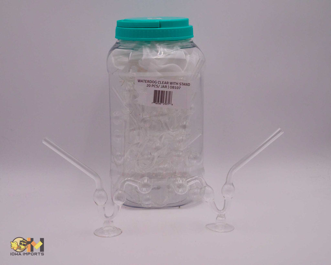 Water Dog Clear W/Stand 20ct OBJ 107