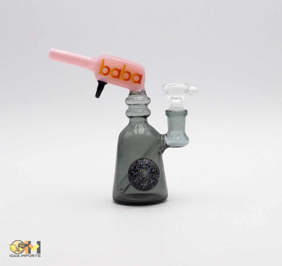 SIDEMOUTH PIECE MINI RIG WITH DOUBLE LIME PINK ML013