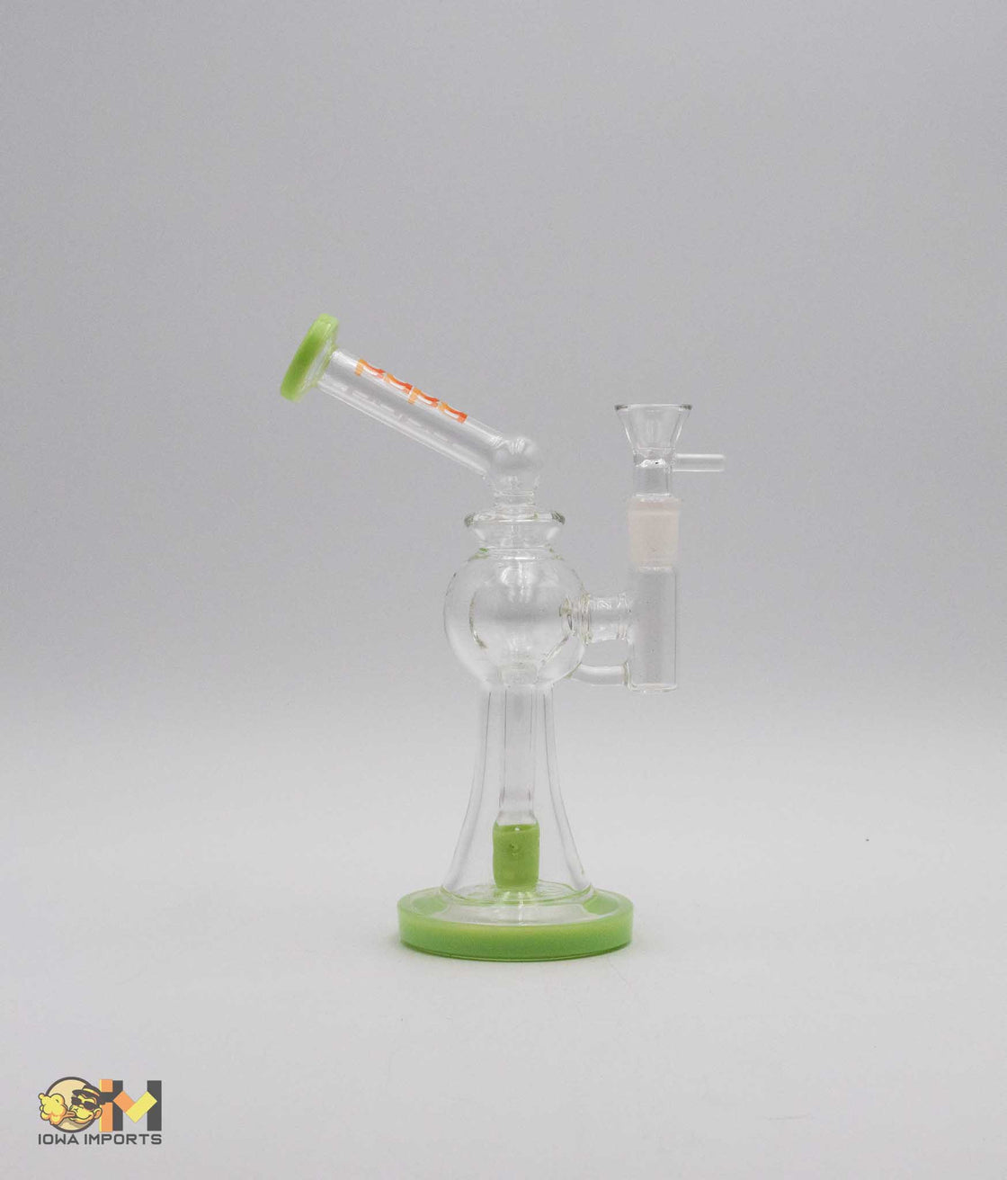 SIDE MOUTHPIECE BEN BUBBLER SLIME GREEN-ST004