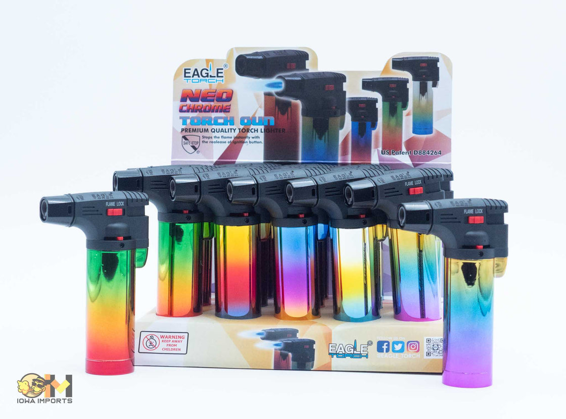 Eagle Torch 4"Neo Chrome side-torch PT101NCR, 15ct