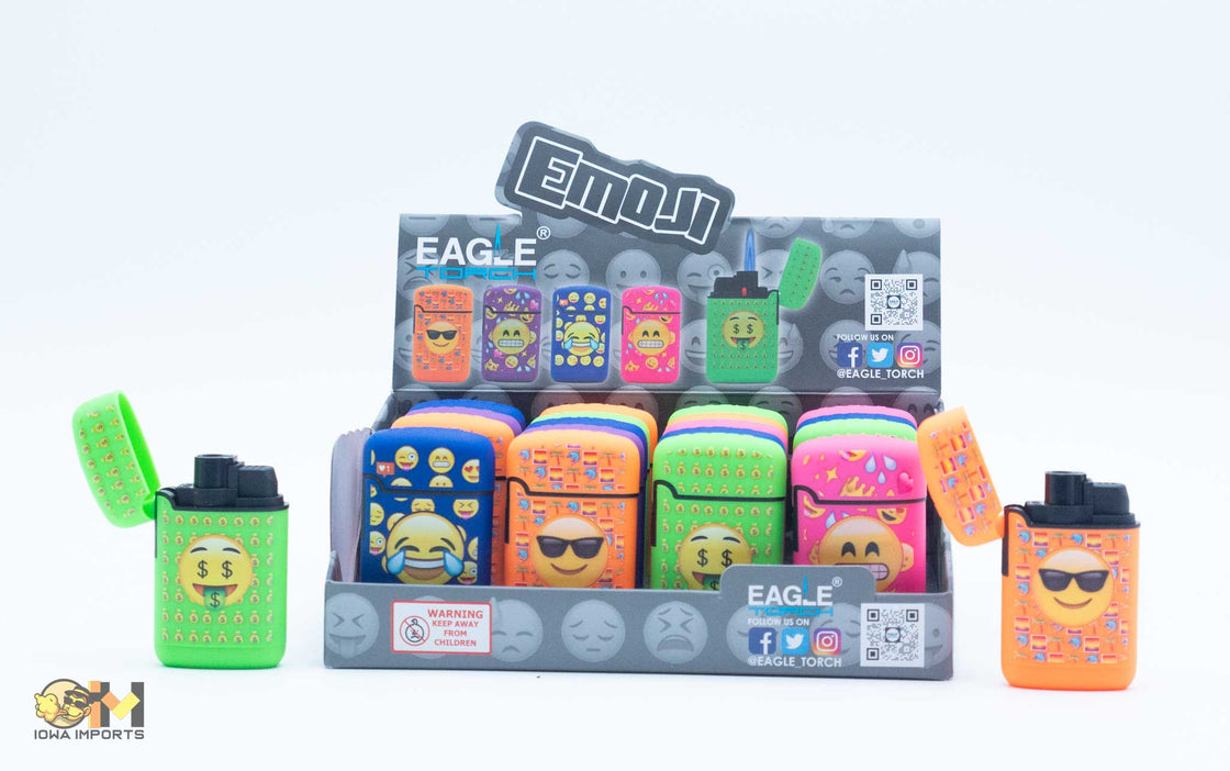 PT113EJ- Eagle Torch Emoji Theme, 20ct
