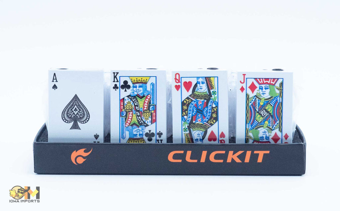 GH-9289/Windproof Poker Lighter, 20ct