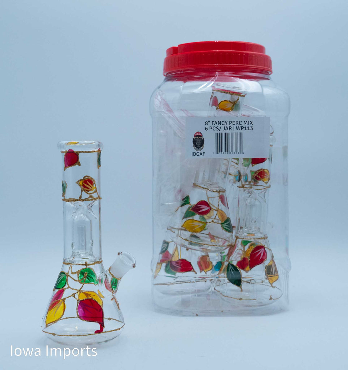 8" Fancy Perc Mix 6CT WP113