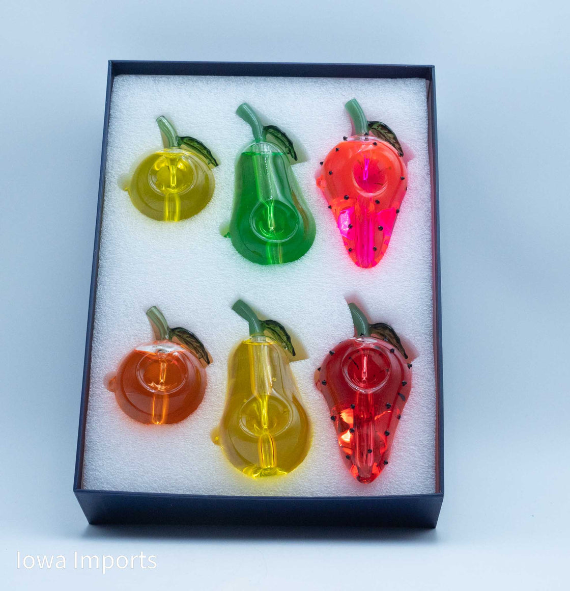 Fruit Design Hand Pipe 6ct / Display HPD47