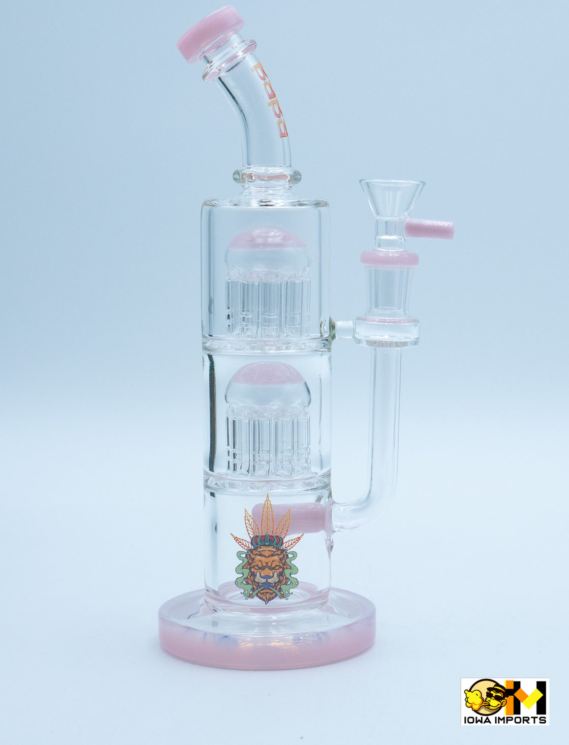HP032-B6 10" Inch Double Level 8 Arm Tree Bong