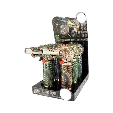 SMOKE ZILLA DRAGON'S BREATH JUMBO TURBO TORCH 6CT