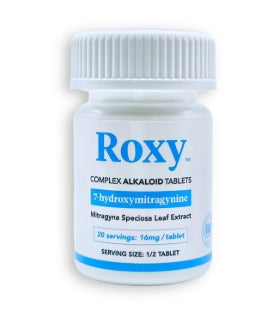 7-Hydroxymitragynine Roxy Complex ALKALOID Tablets 16mg/Tablets 10 Tablets/Container