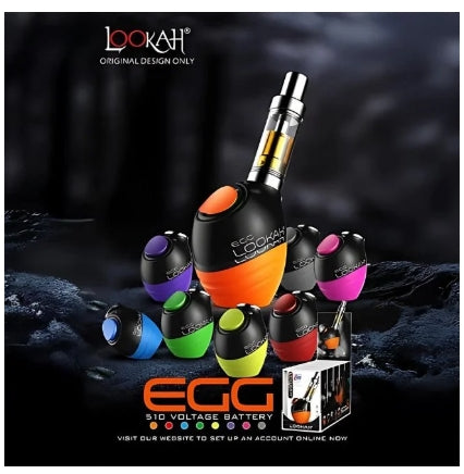 LOOKAH EGG 510 THREAD CARTRIDGE VAPORIZER 5CT/ BOX