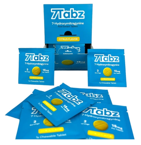 7TABZ HYDROXY PURE KRATOM LEAF EXTRACT 15MG PER TABLET SINGLE PK 40CT/ BOX