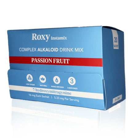 ROXY 7-HYDROXY INSTAMIX COMPLEX ALKALOID DRINK MIX POWDER 16MG PER SACHET 20CT/ BOX
