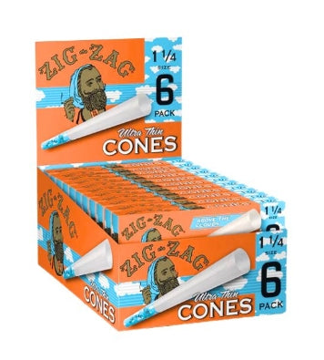Zig- Zag Ultra-Thin Cones Above the Cloud 1 1/4 6Pack