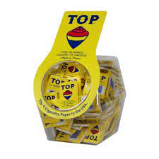 TOP CIGARETTE PAPER 144CT JAR