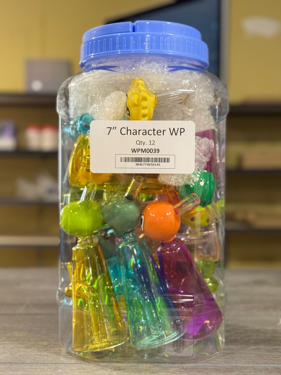 WPM0039- 7" Character WP 12ct/Jar