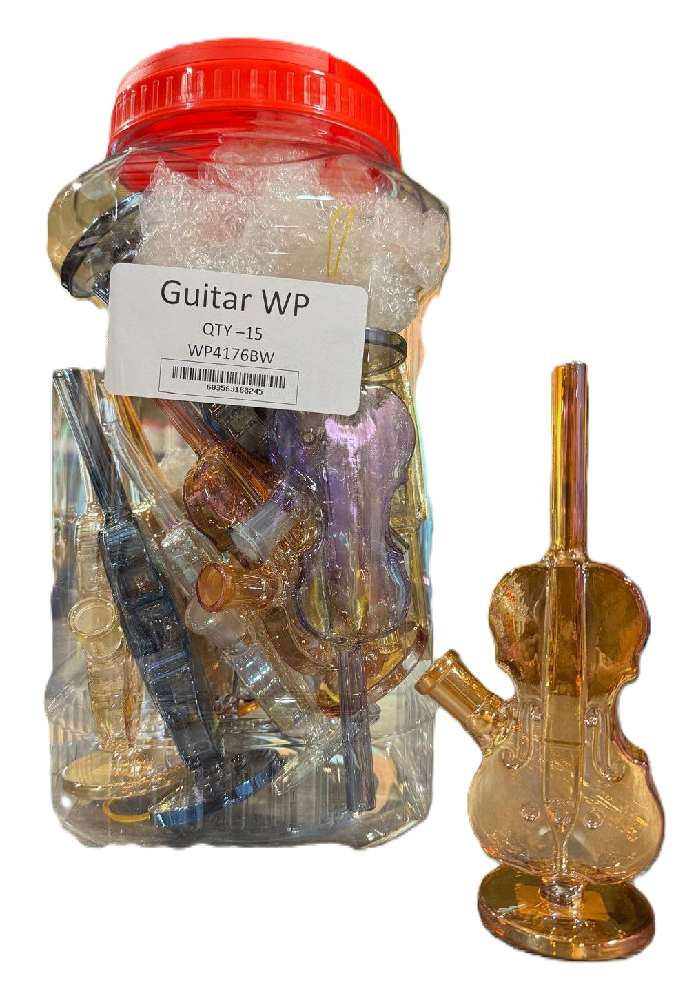 WP4176BW- Guitar WP with Bowl 15ct/Jar