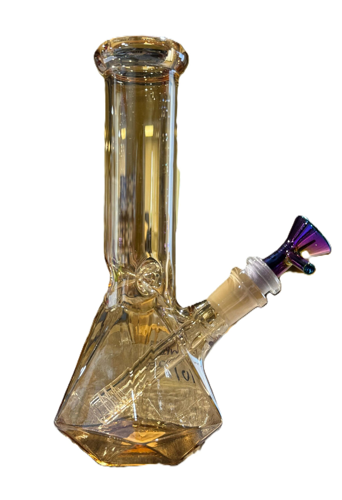 WPB1012E- 8" Water pipe Electroplated