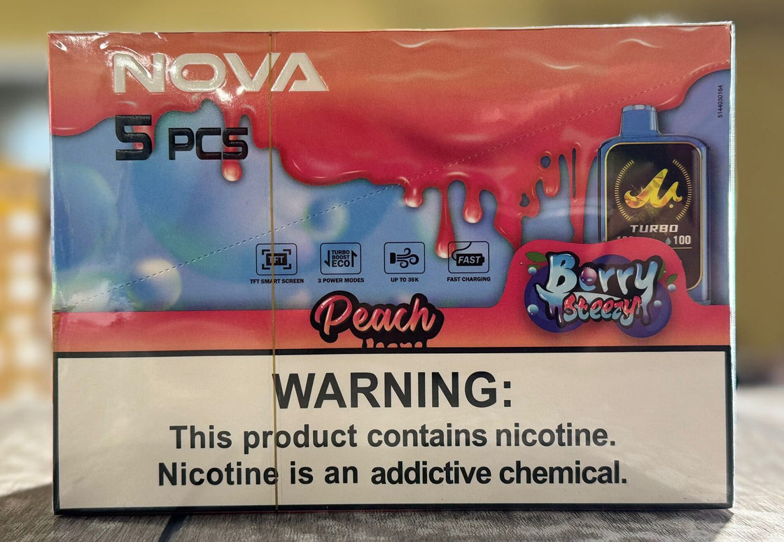 MR FOG NOVA 36K PUFFS 5CT/ BOX (Berry Steezy)