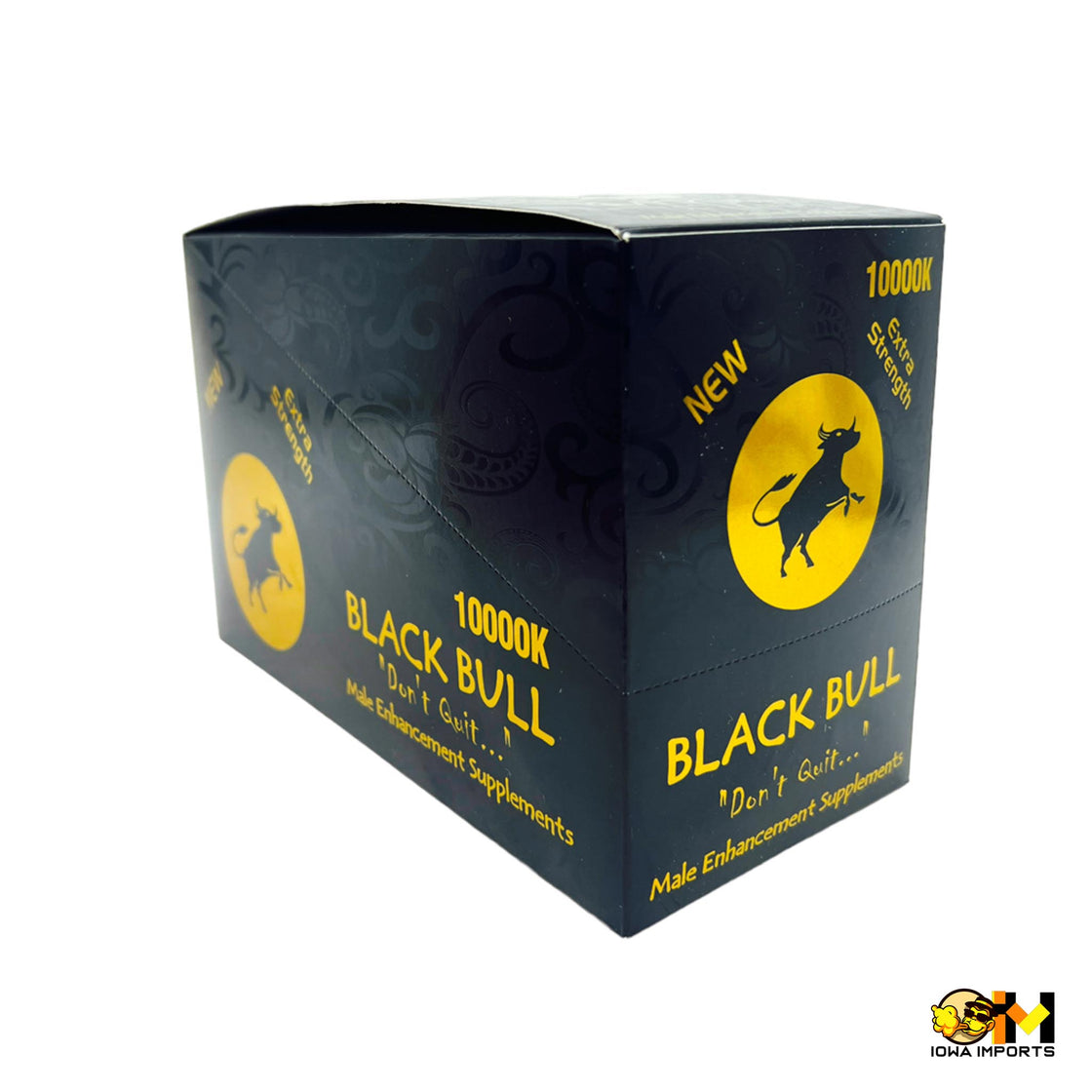 New Black Bull 10000K Male Enhancement Supplements (Extra Strength) Double
