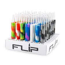 White Rhino Dry Herb/Concentrate - White Rhino Flip Chillum To Straw - Assorted - Pyrex Tip - 49ct