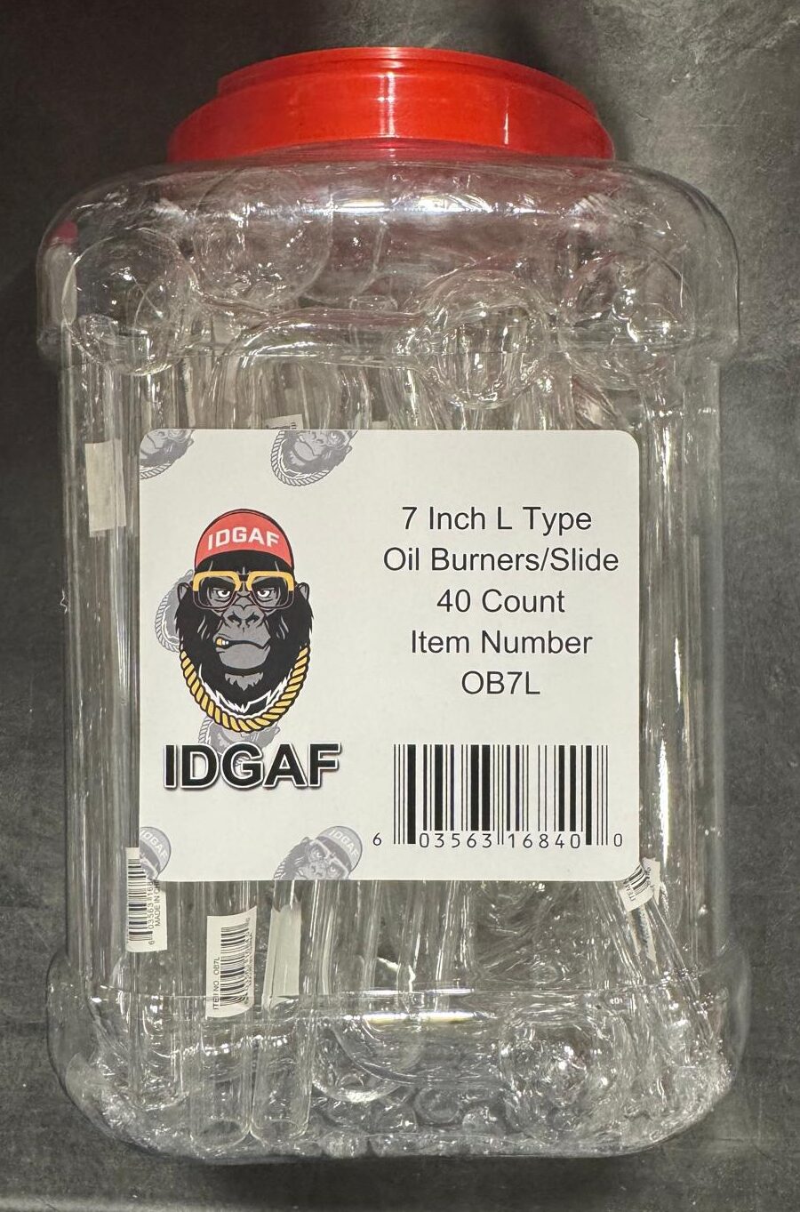 OB7L- 7" L Type OB/Slide 40ct/Jar