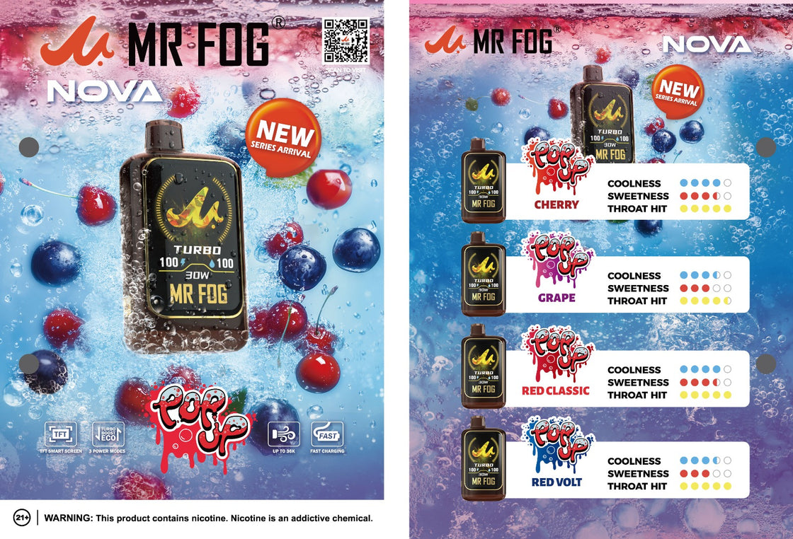 MR FOG NOVA 36K PUFFS 5CT/ BOX ( POP UP EDITION )
