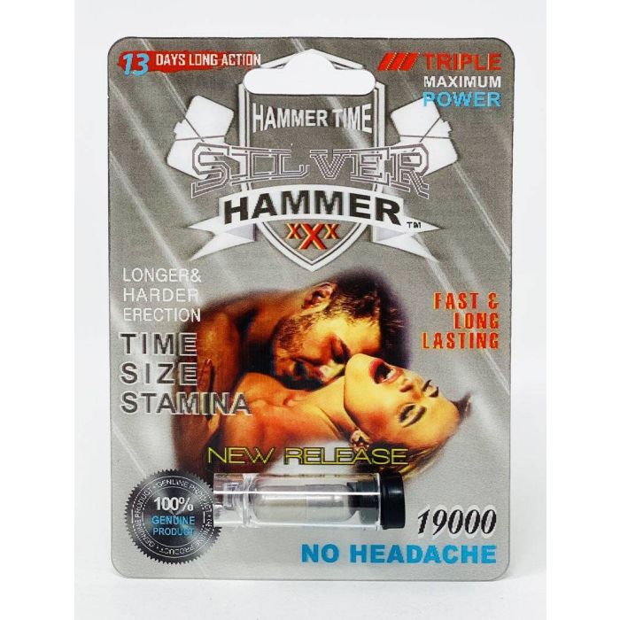 Silver Hammer pills Triple Maximum Power19000