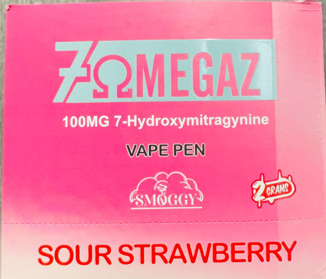 7OMEGAZ 100MG 7-HYDROXY 2GM VAPE PEN DISPO 10CT/ BOX